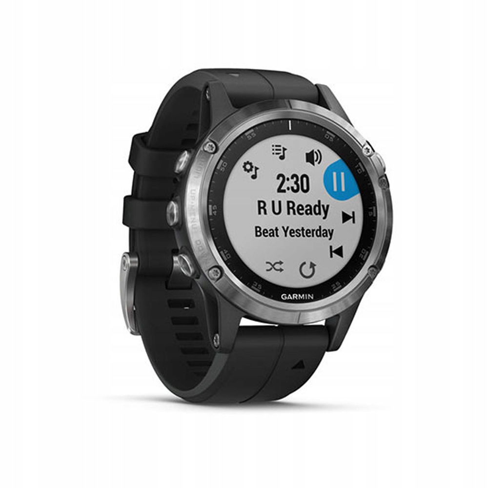 SMARTWATCH zegarek GARMIN fenix 5 Plus Srebrny - 7700436548 - oficjalne archiwum Allegro