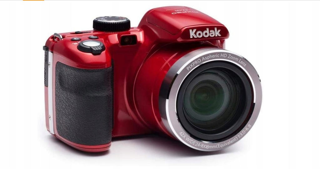 Aparat cyfrowy Kodak AZ421 czerwony 16 MP, 42 x zoom optyczny 3-calowy LCD
