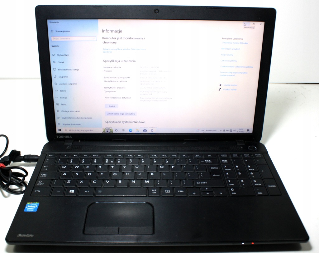 Toshiba SATELLITE C50-A-1JM Intel Celeron 4/500 GB