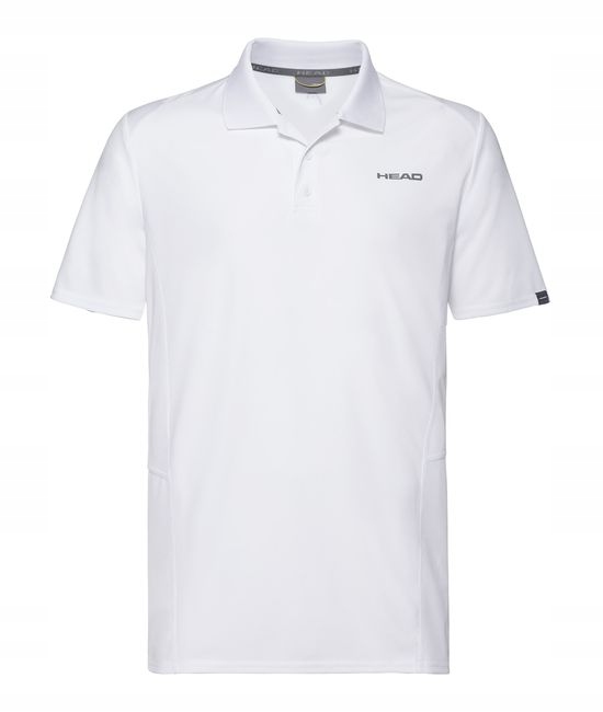 KOSZULKA HEAD CLUB POLO TECHNICAL MEN 19 WH L