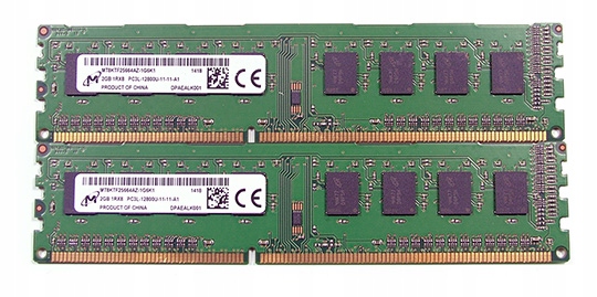 RAM MICRON MT8KTF25664AZ-1G6K1 4GB DDR3 2x2GB 1600