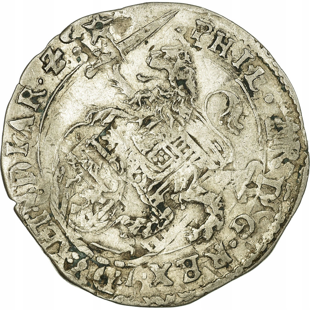 Moneta, Francja, Philip IV, Escalin, 1631/0, Dole,