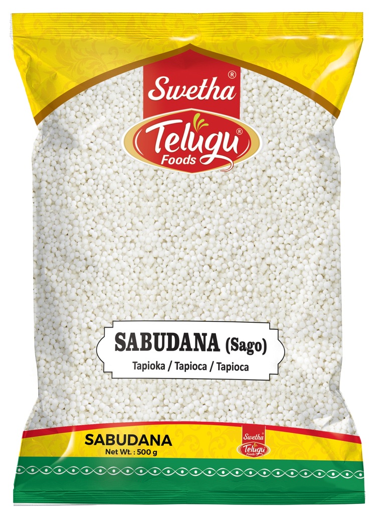 Tapioka granulki Sabudana Sago Telugu Foods 500g
