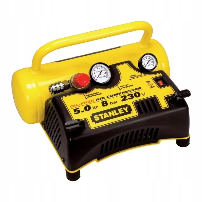 Kompresor bezolejowy Stanley 5 l 0,5 KM kompaktowy