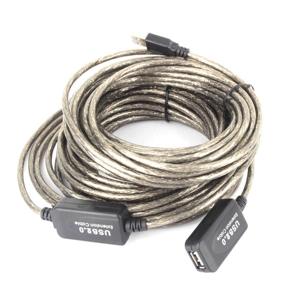 Купить Удлинительный кабель USB 2.0 активный, удлинитель 20 м: отзывы, фото, характеристики в интерне-магазине Aredi.ru