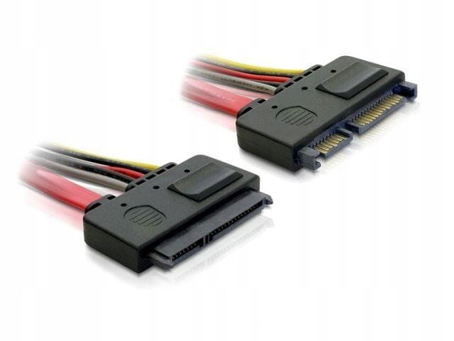 Przedłużacz kabla Delock SATA 7-PIN + Zasilanie 15-PIN M/F 0,2m