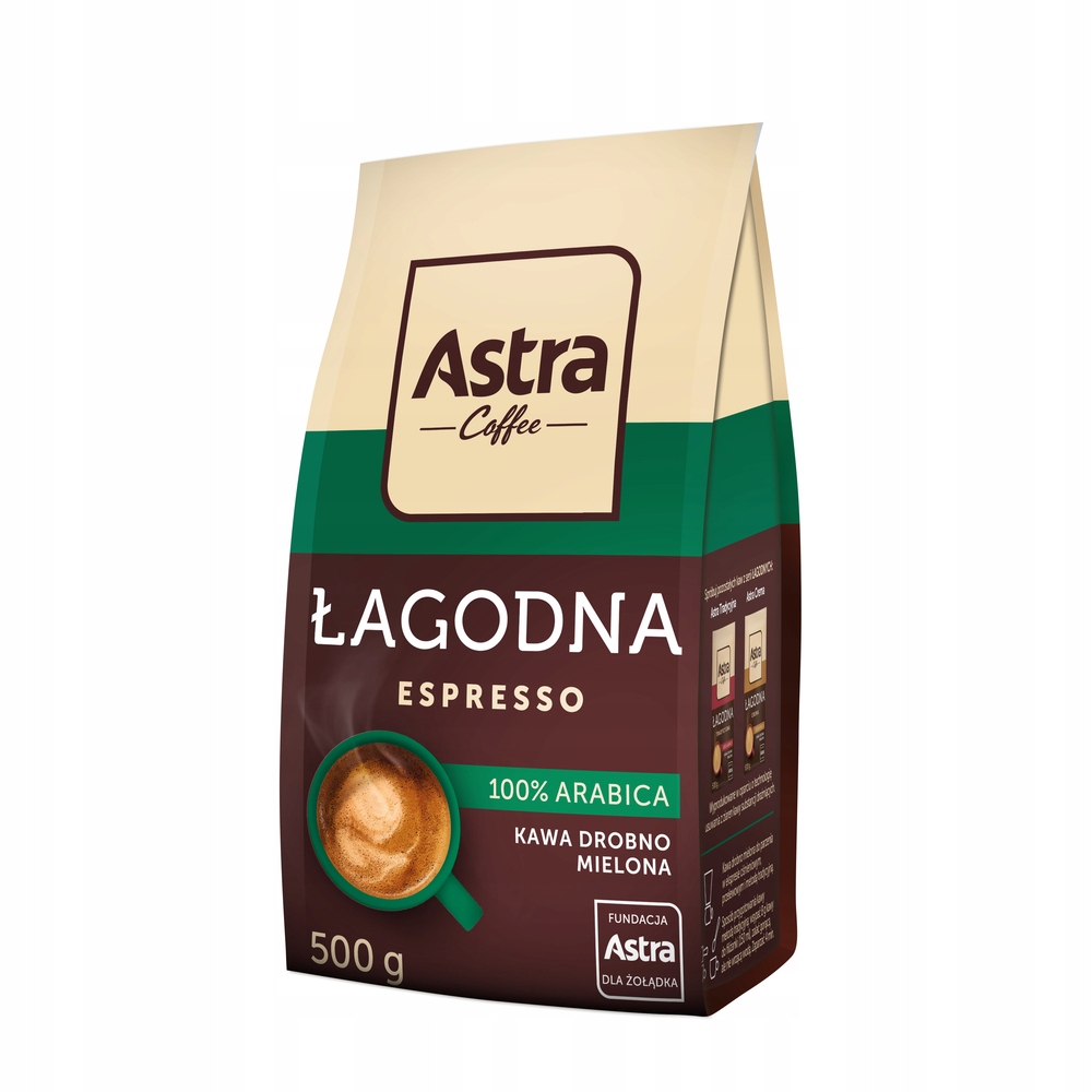 Kawa mielona ASTRA ŁAGODNA Espresso 500g
