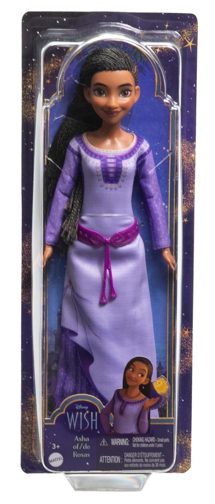 Disney Życzenie Lalka Asha z Rosas HPX23