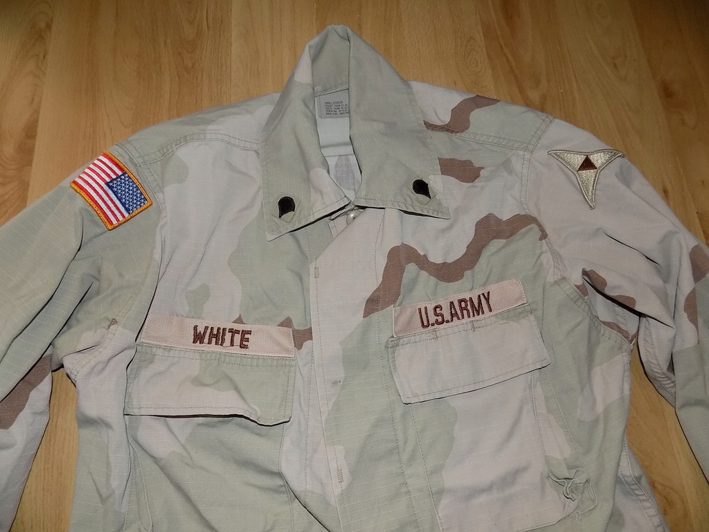 Bluza DCU desert US ARMY z naszywkami