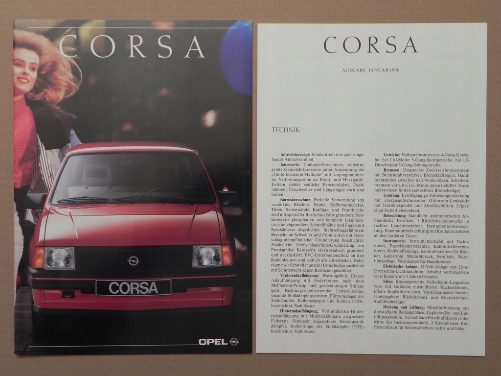 OPEL CORSA A - 1989 r