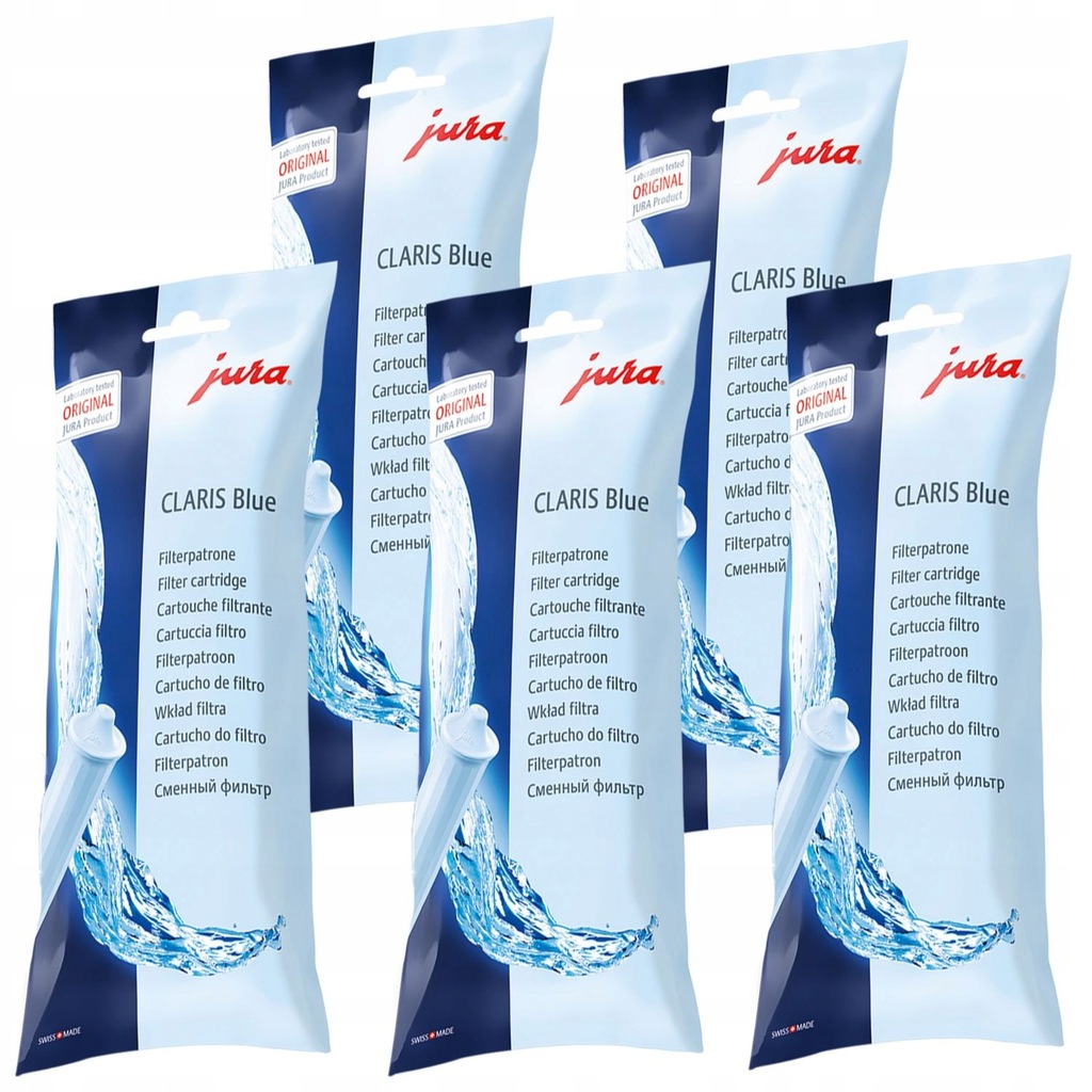 Filtry Jura Claris Blue PAKIET 5 szt. ORYGINALNE!