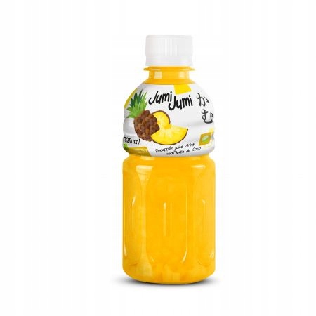 WODA KOKOSOWA JUMI JUMI NATA DE COCO NAPÓJ SMAK ANANASOWY NIEGAZOWANY 320ML