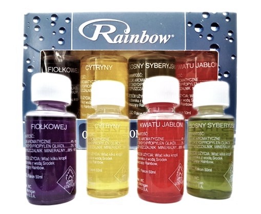 Rainbow olejki zapachowe 4 szt. USA ZAPACHY