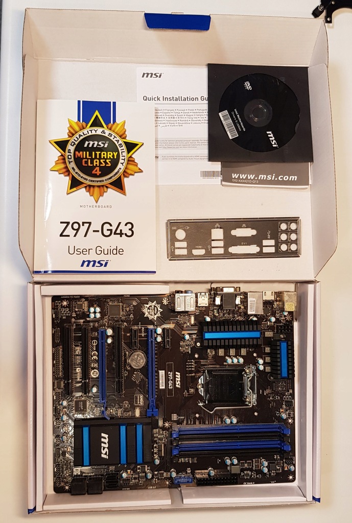 Płyta główna MSI Z97-G43 ATX USB 3.0 LGA1150