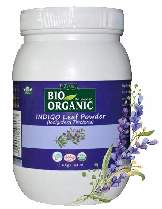Proszek z BIO Indygowca INDYGO 400G Indus Valley