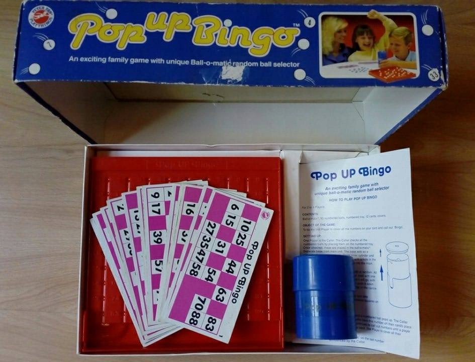 gra BINGO POP UP 12 kart kuleczki