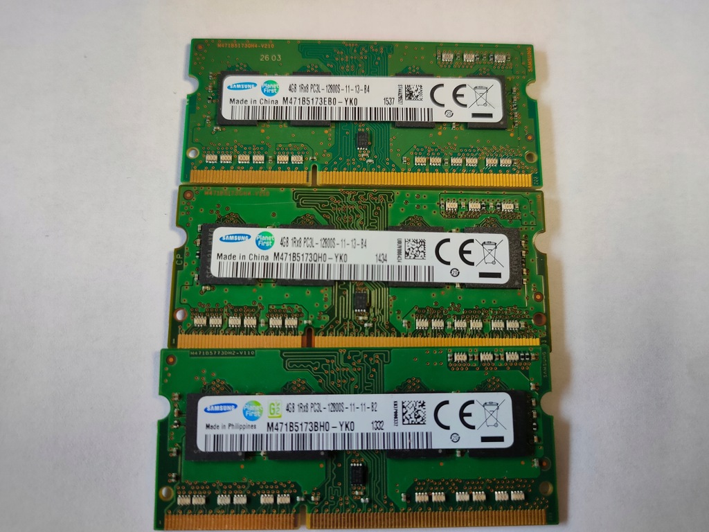 PAMIĘĆ DDR3 1RX8 PC3L 4GB 12800S