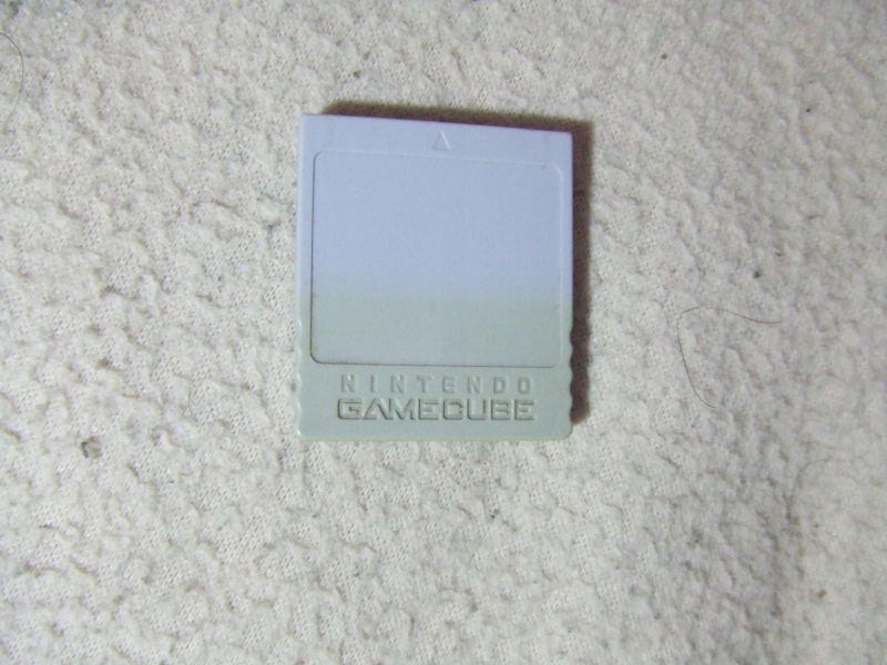 Oryginalna karta pamięci Nintendo GameCube -NGC