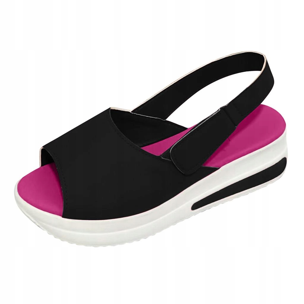 Купить Черные спортивные сандалии на толстой подошве, размер 39: отзывы, фото, характеристики в интерне-магазине Aredi.ru