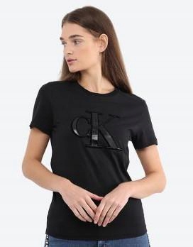 C2O203*CALVIN KLEIN T-SHIRT DAMSKI Z LOGO S S01