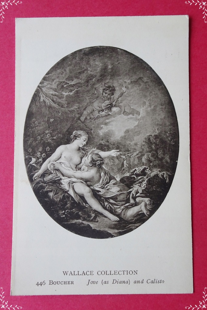 Kobieta NAGA - Mitologia #T6283# akt, erotyka, Jowisz pod Postacią Diany