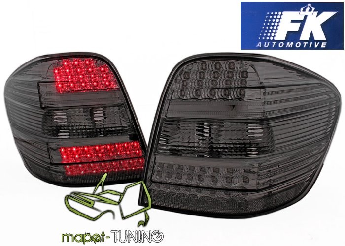 Lampy tył MERCEDES ML W164 BLACK LED diodowe 7293278721