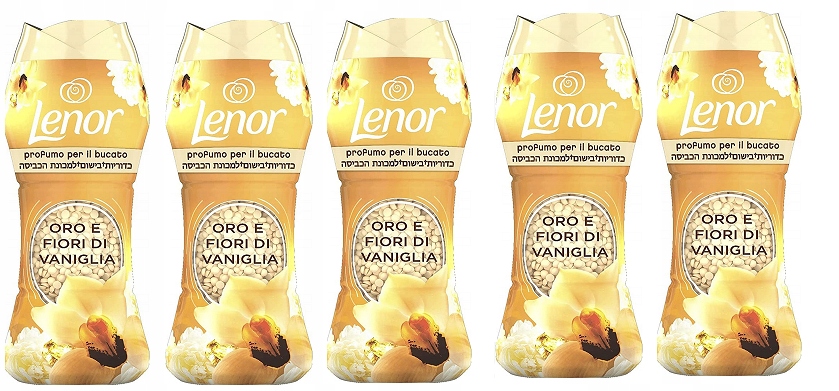 Perełki Zapachowe Lenor Gold Orchid 210 g 5 opakowań