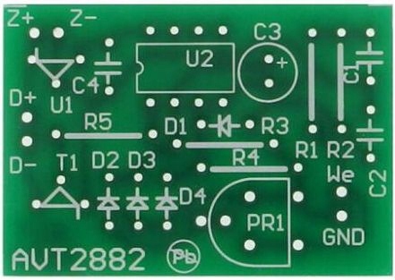 Sterownik neonów głośnikowych, AVT2882 PCB