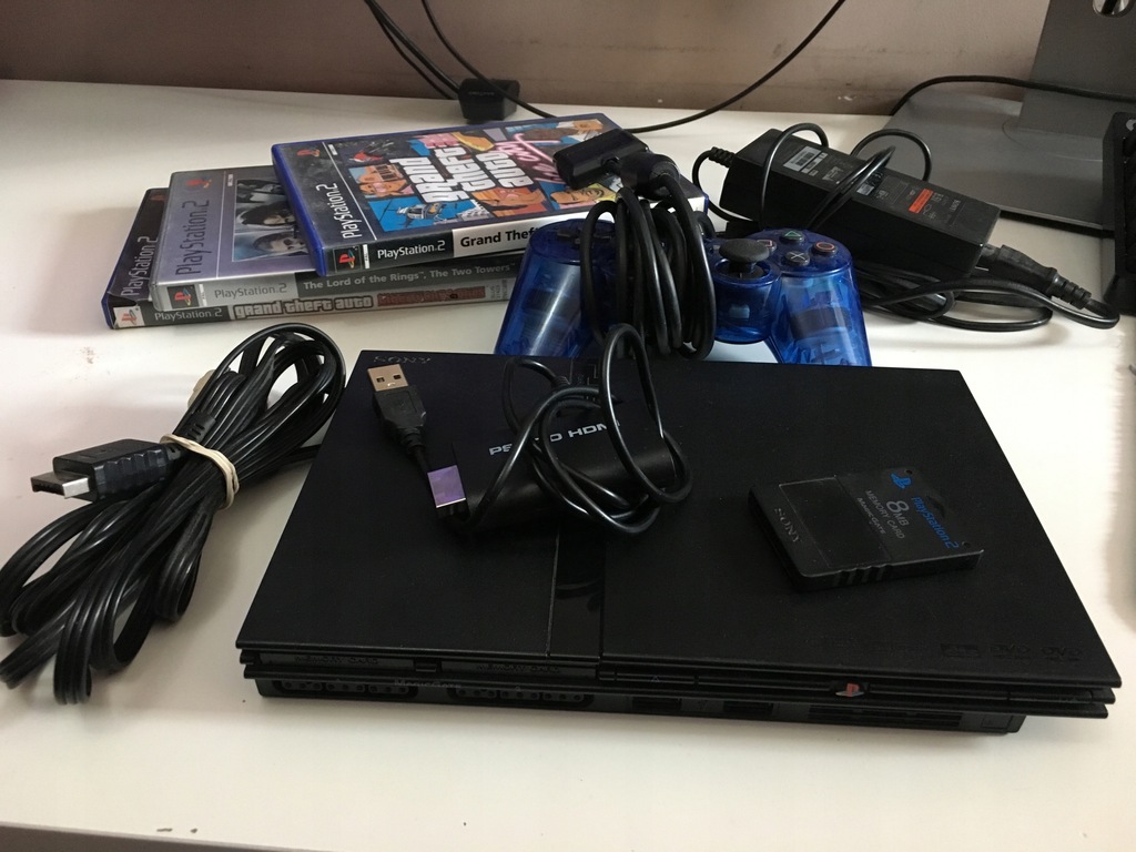 Ps2 Slim Zestaw Playstation 2 Hdmi Mcboot Oficjalne Archiwum Allegro