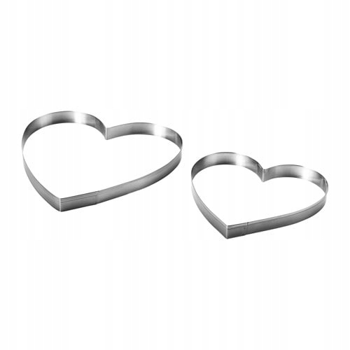 IKEA VINTER metalowe foremki do wykrawania serca