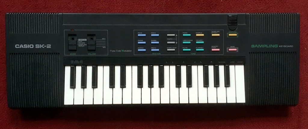 CASIO sk-2 サンプリング キーボード ジャンク - メルカリ