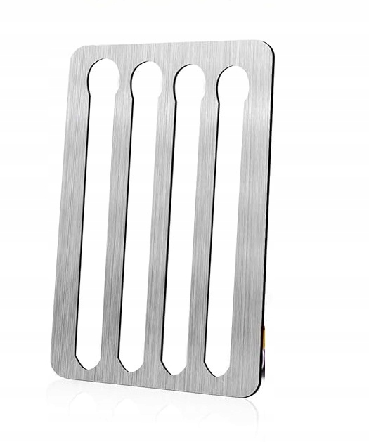 UCHWYT ŚCIENNY NA KAPSUŁKI Z KAWĄ NESPRESSO 40,5 X 22 CM STAL NIERDZEWNA