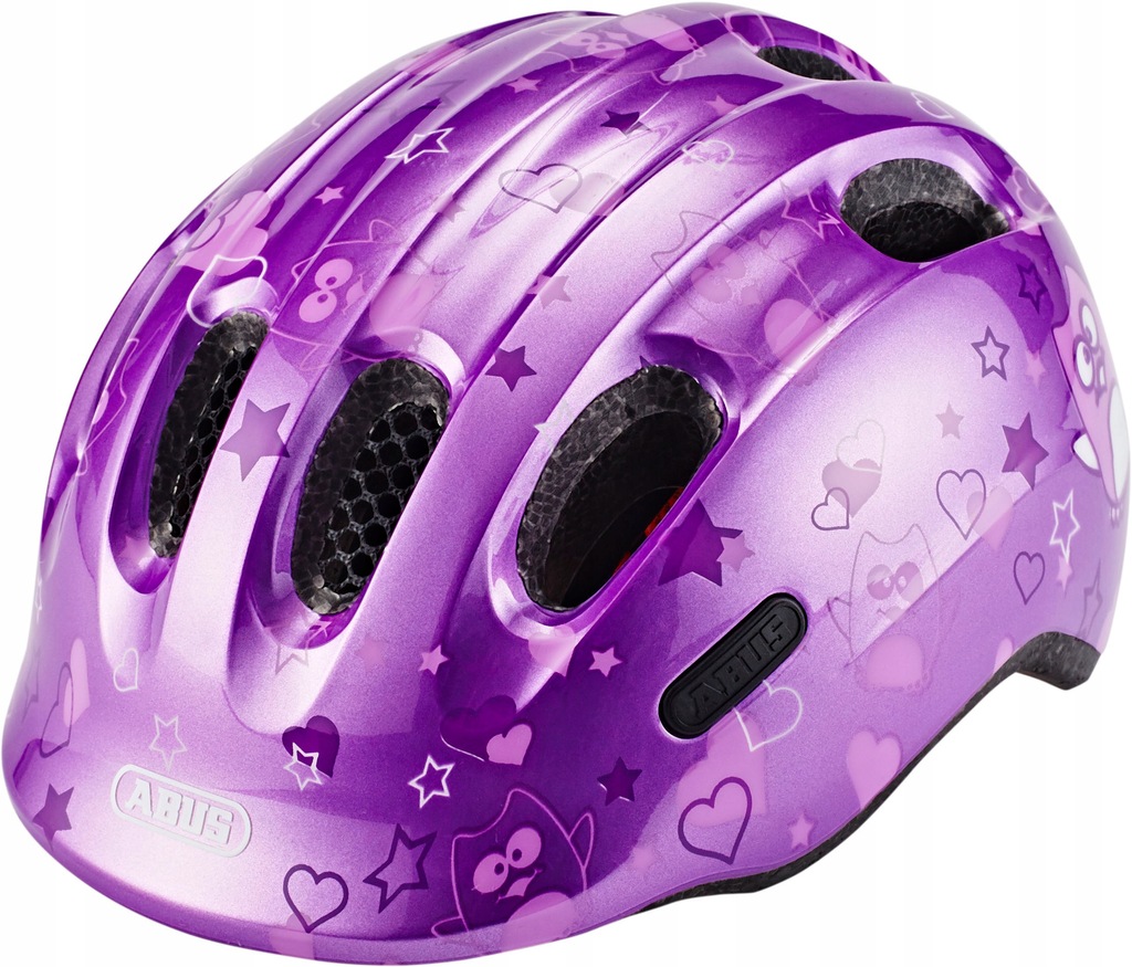 Kask rowerowy ABUS Smiley 2.0 Purple Star (S)45-50