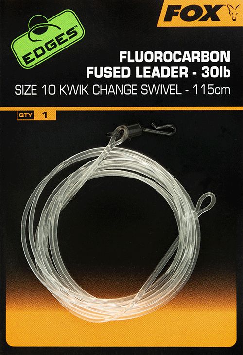 FOX Fluorocarbon Fused Leader 30lb - roz. 7 Kwik C