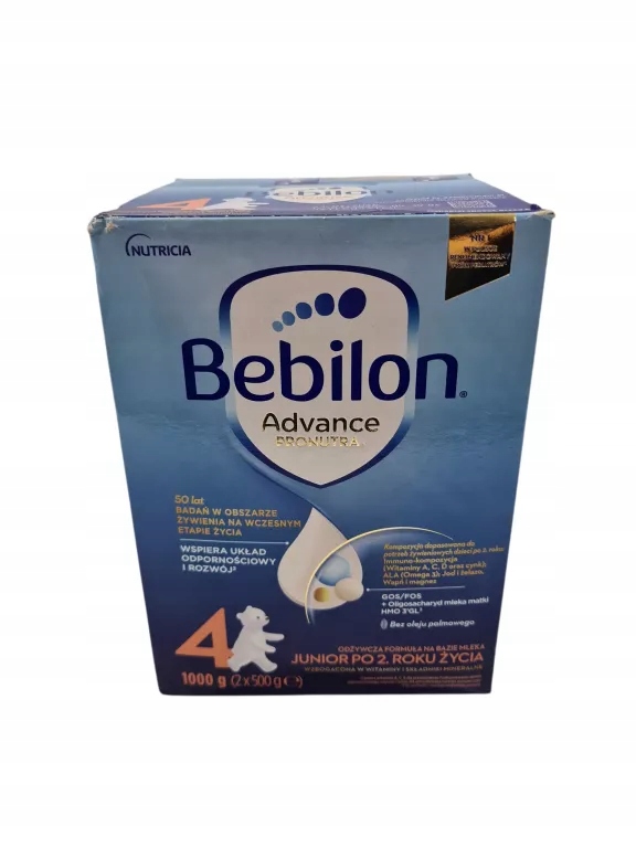 MLEKO NASTĘPNE BEBLION ADVANCED PRONUTRA 4 1000G 10-2026
