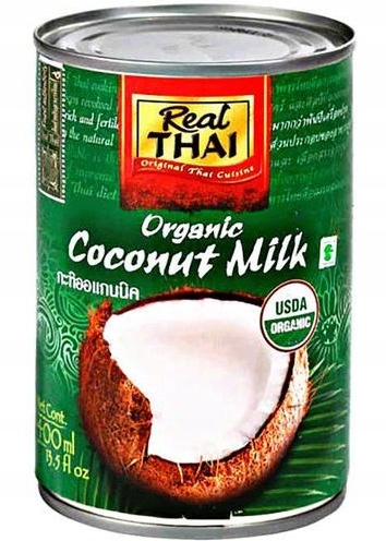 Mleko kokosowe Bio ORGANIC Real Thai 400 ml