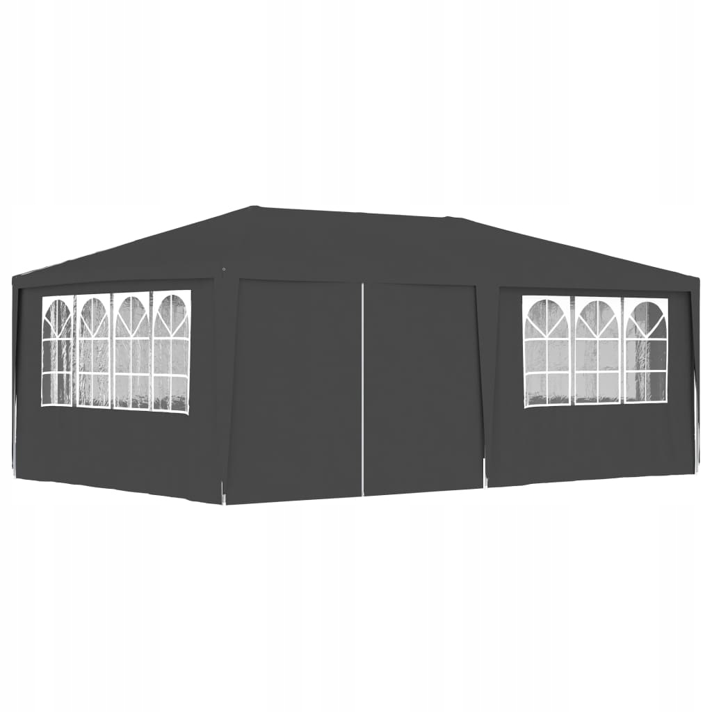 Namiot imprezowy ze ściankami, 4x6 m, antracytowy,