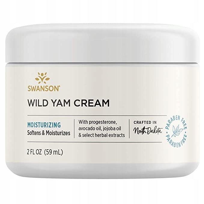 SWANSON Wild Yam Cream 59 ml KREM Z NATURALNYM PROGESTERONEM POCHRZYN
