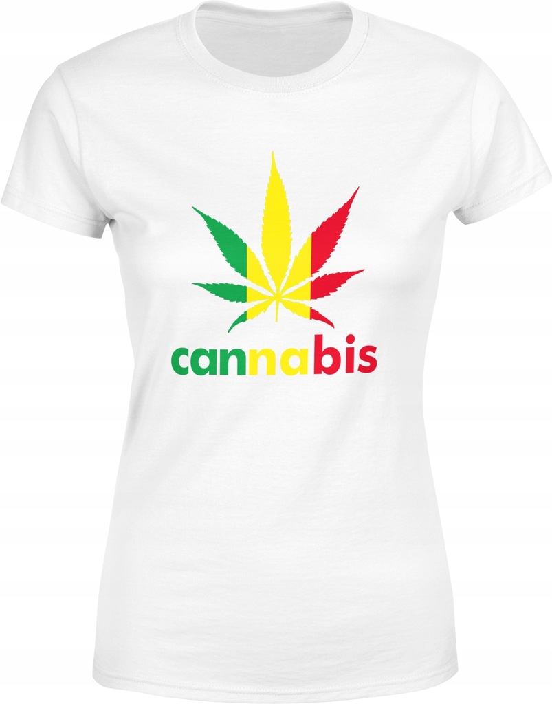 DAMSKA KOSZULKA MARIHUANA JOINT CANNABIS THC ROZ S BLUZKA TSHIRT DAMSKI