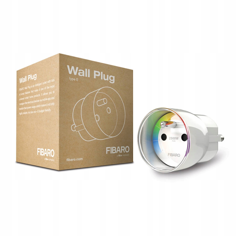 Fibaro łącznik Wall Plug Type E Z-wave Z-Wave+