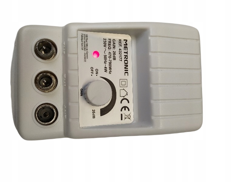 WZMACNIACZ SYGNAŁU ANTENOWEGO METRONIC 432177