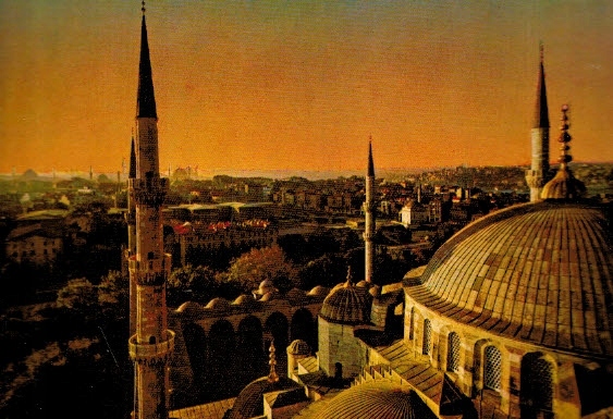 Pocztówka Istanbul Stambuł Sułtan Ahmet Turcja bez
