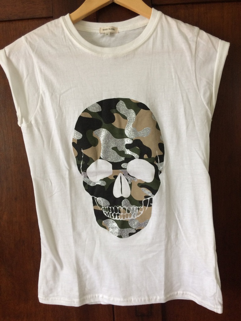 River island t-shirt czaszka morro 34