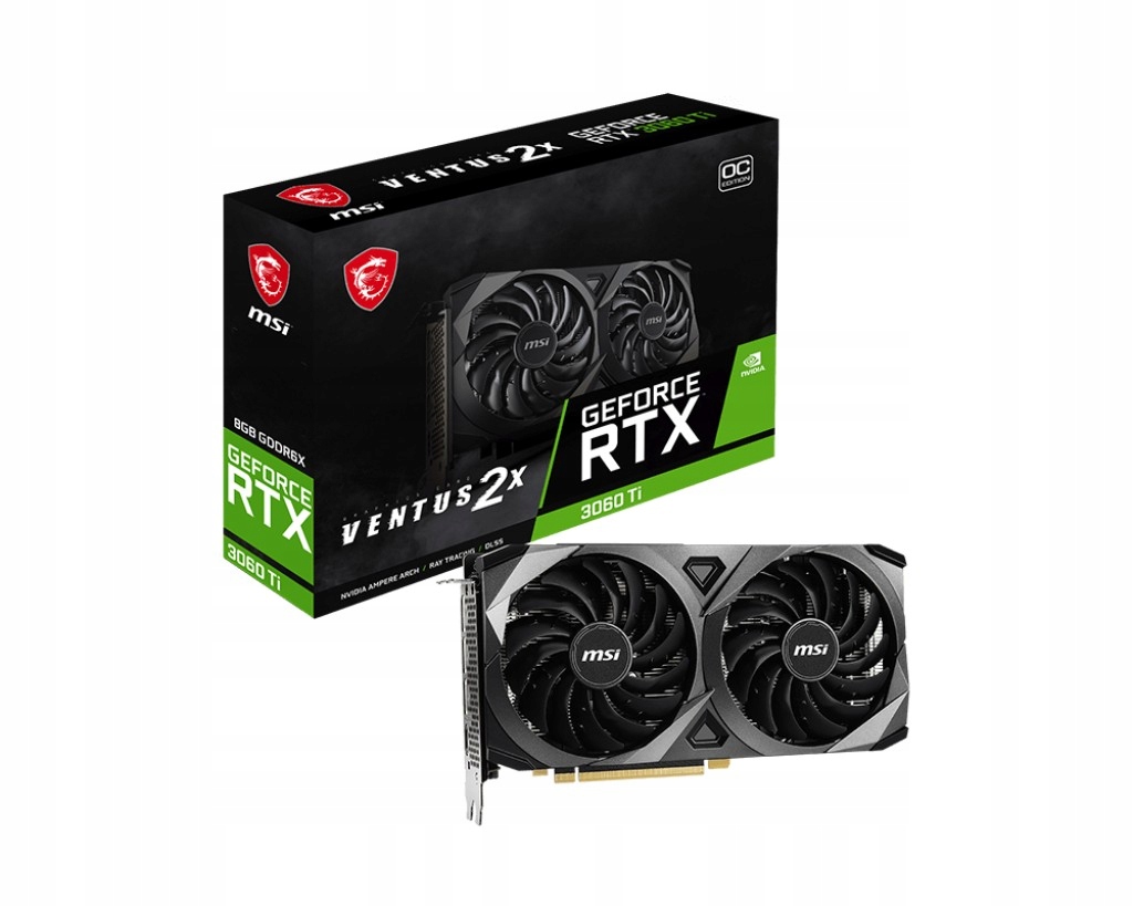 Купить Карта GeForce RTX 3060 Ti VENTUS 2X OC GDDR6X: отзывы, фото, характеристики в интерне-магазине Aredi.ru