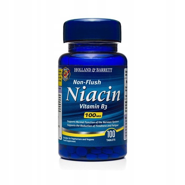 Niacyna B3 100 mg 100 Tabletek