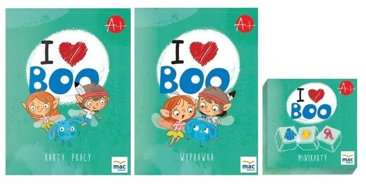 Pakiet I love Boo Język angielski poziom A+ Cztero