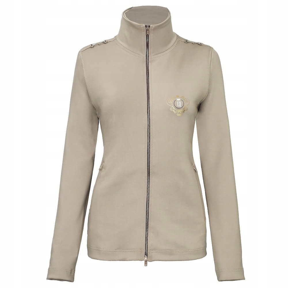 Bluza techniczna damska EQUESTRIAN QUEEN beżowa L