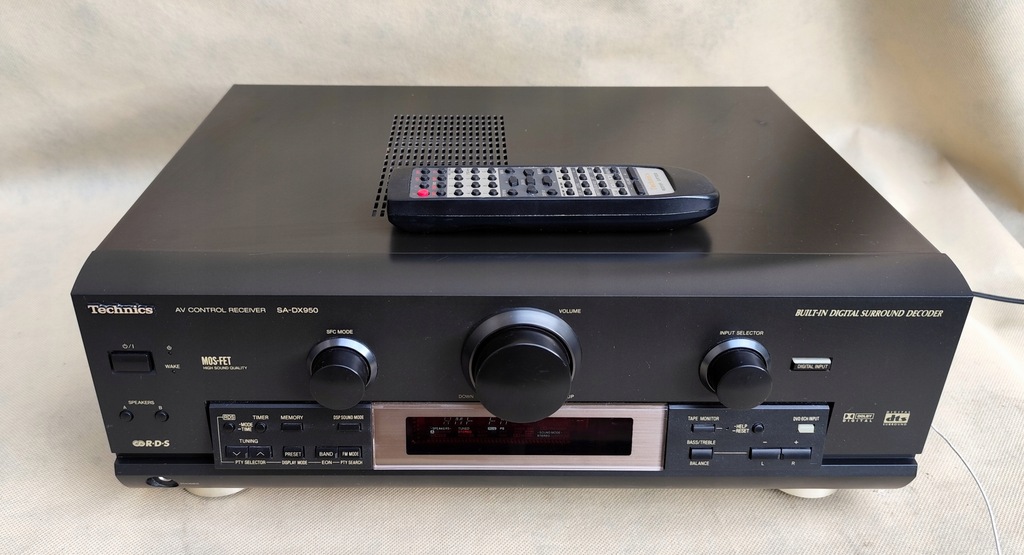 Amplituner Kina Domowego Technics SA-DX950 z pilotem