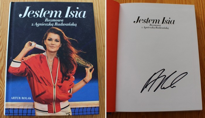 Jestem Isia Agnieszka Radwańska z autografem