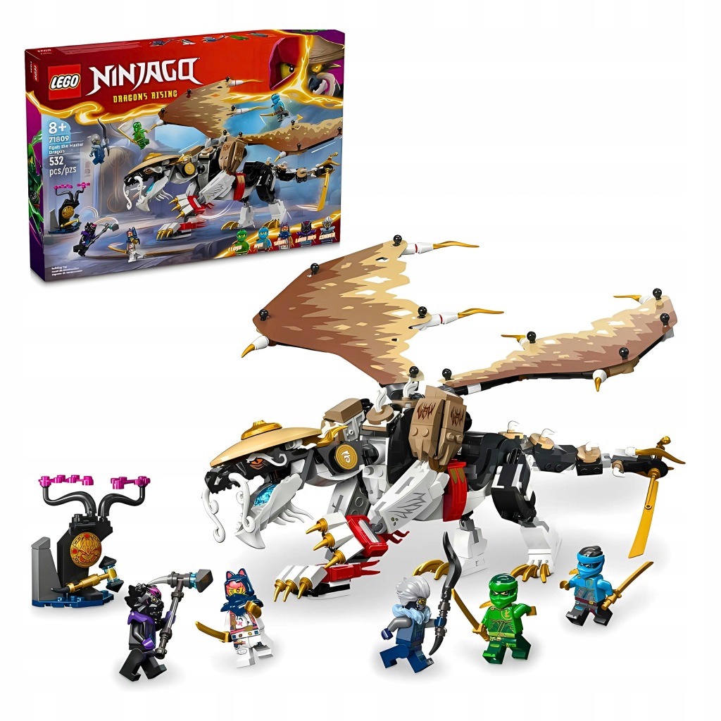 LEGO NINJAGO 71809 SMOCZY MISTRZ EGALT FIGURKI SMOK PREZENT DLA DZIECKA